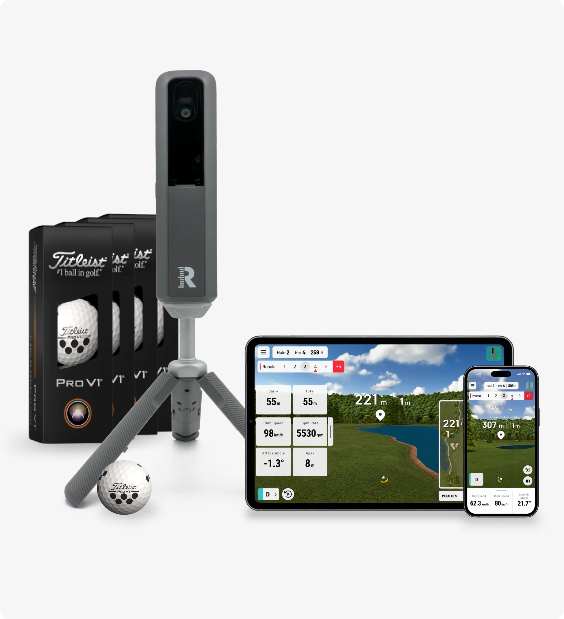 Rapsodo MLM2XPRO Golf Simulator Bundle – SimBox Enclosure & Hitting Mat
