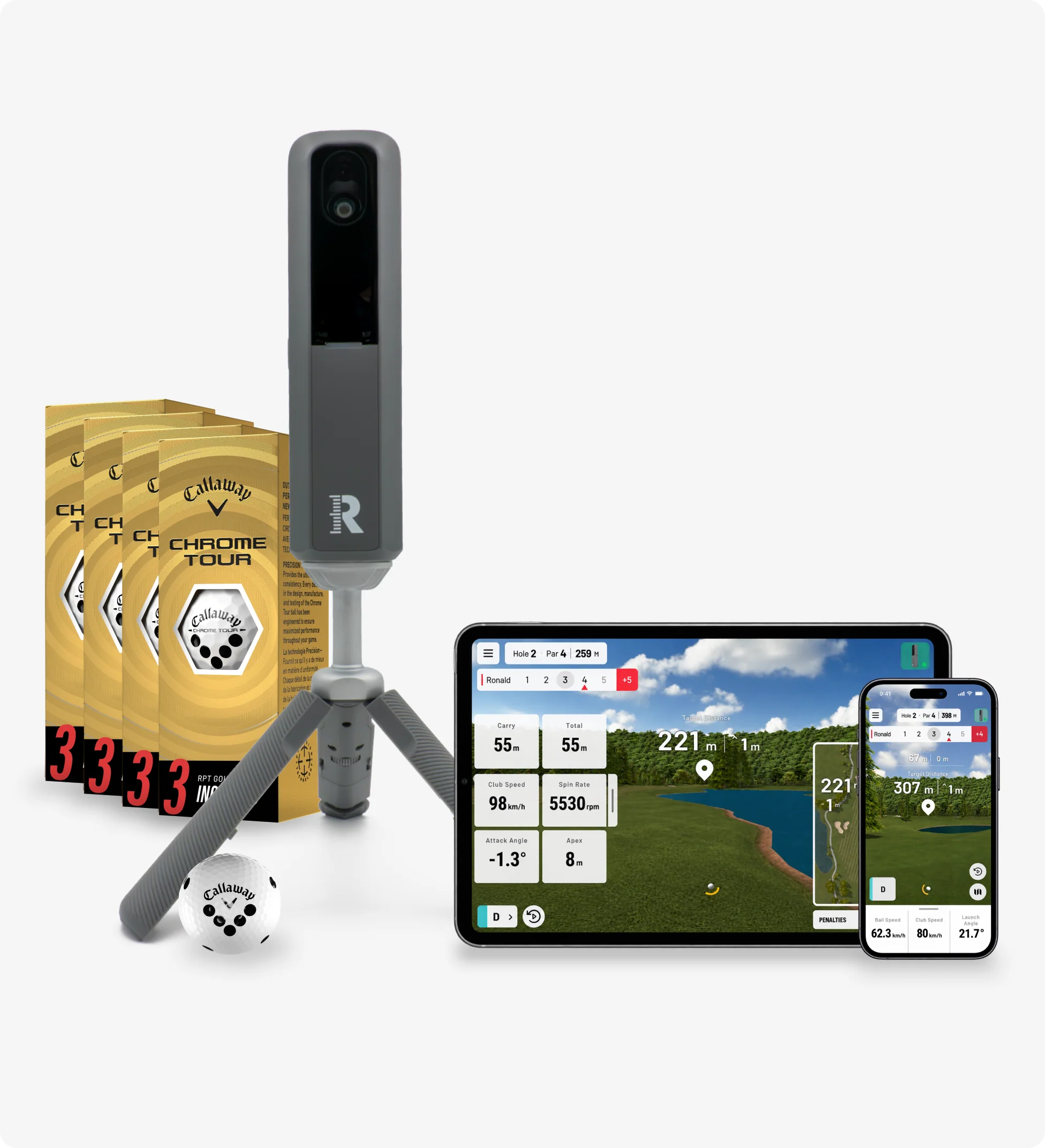 Rapsodo MLM2XPRO Portable Launch Monitor & Golf Simulator