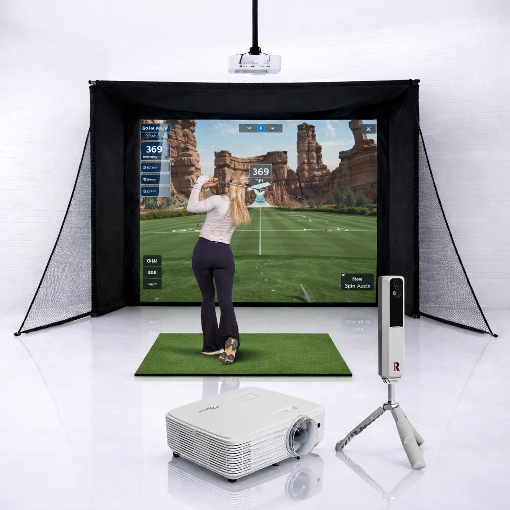 Rapsodo MLM2Pro SimBox Home Golf Simulator Full Package