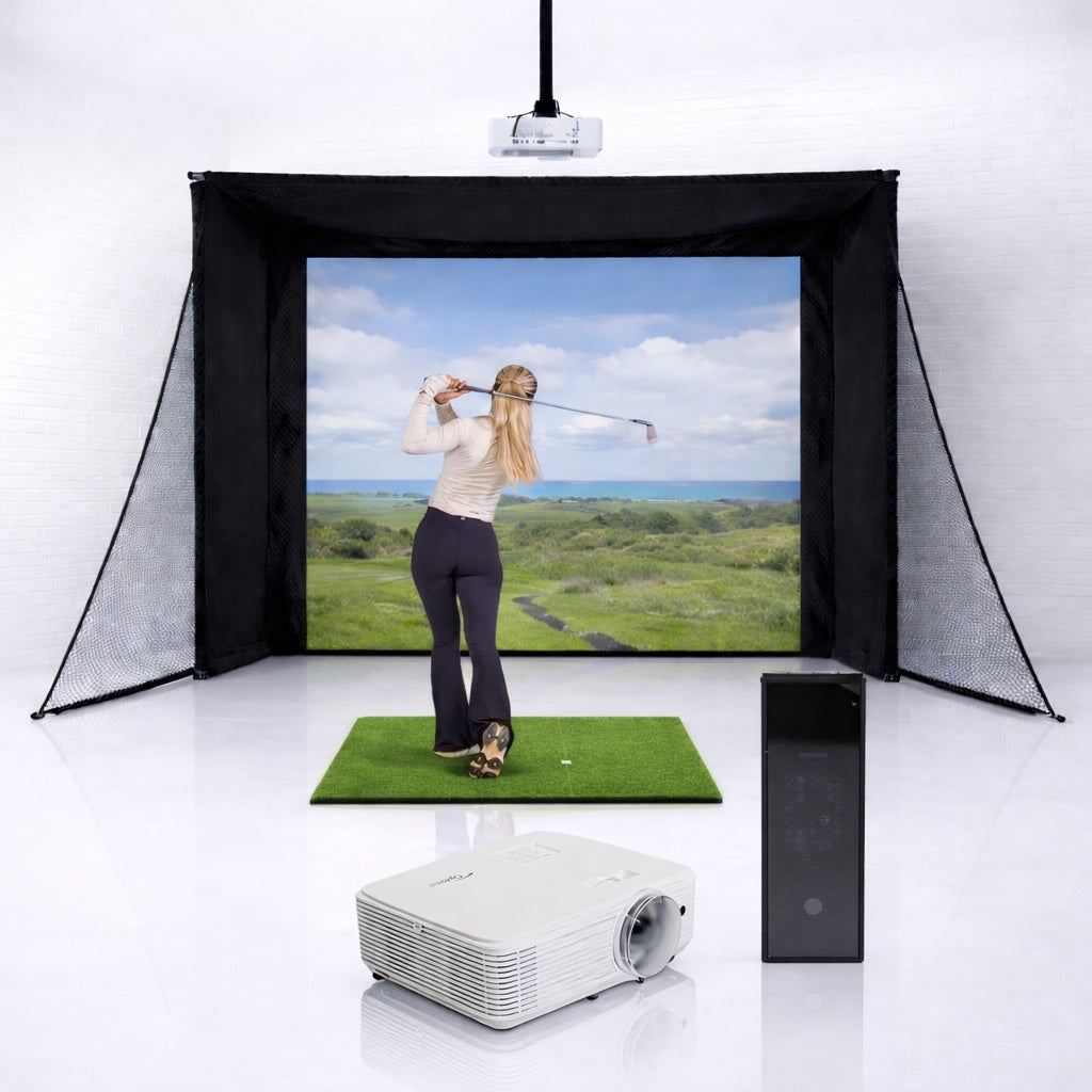Square Golf SimBox Home Golf Simulator Full Package